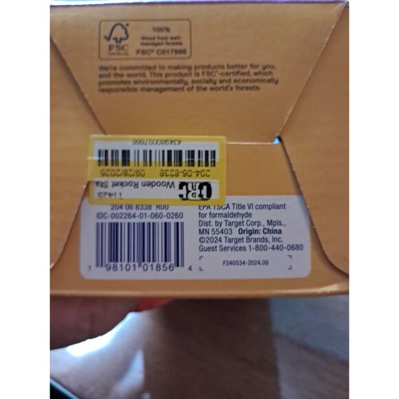 Copied - Giggle Scape Wooden Rocket Stacking Toy Ages 18+ Months - Picture 3 of 4